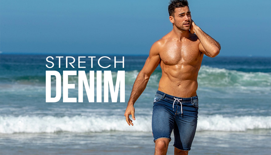 Stretch Denim Short Bondi Lifestyle Image