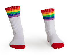 Pride Socks White Main Image